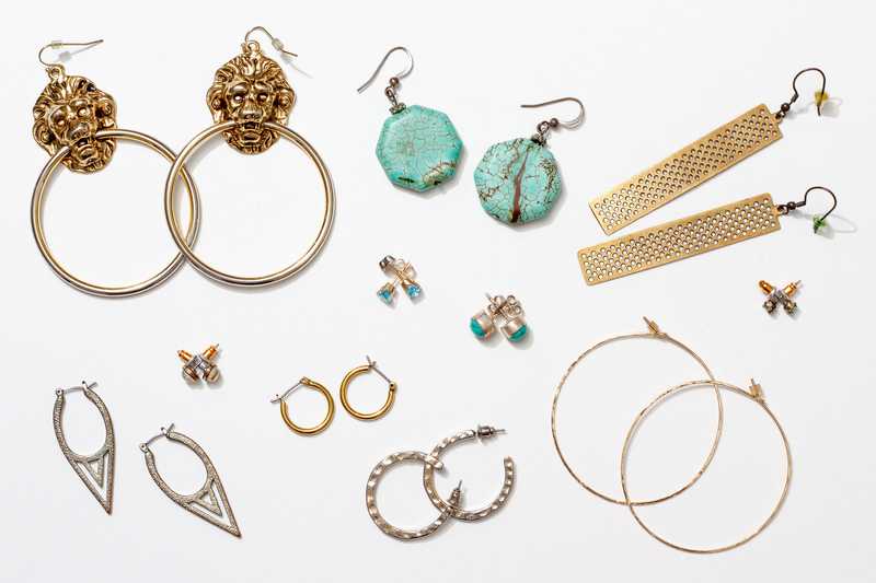 An array of jewelry